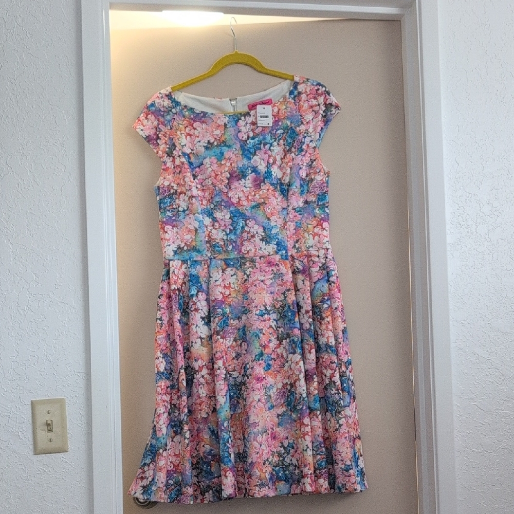 Betsy Johnson NEW Floral Multicolor Dress
